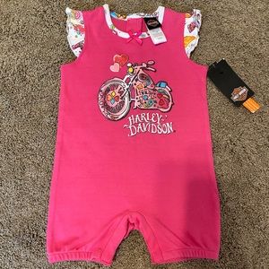 12 month Harley romper